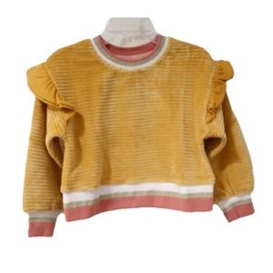 Matilda Jane Just Imagine JoJo Ribbed Velour Top Girl's Size 2